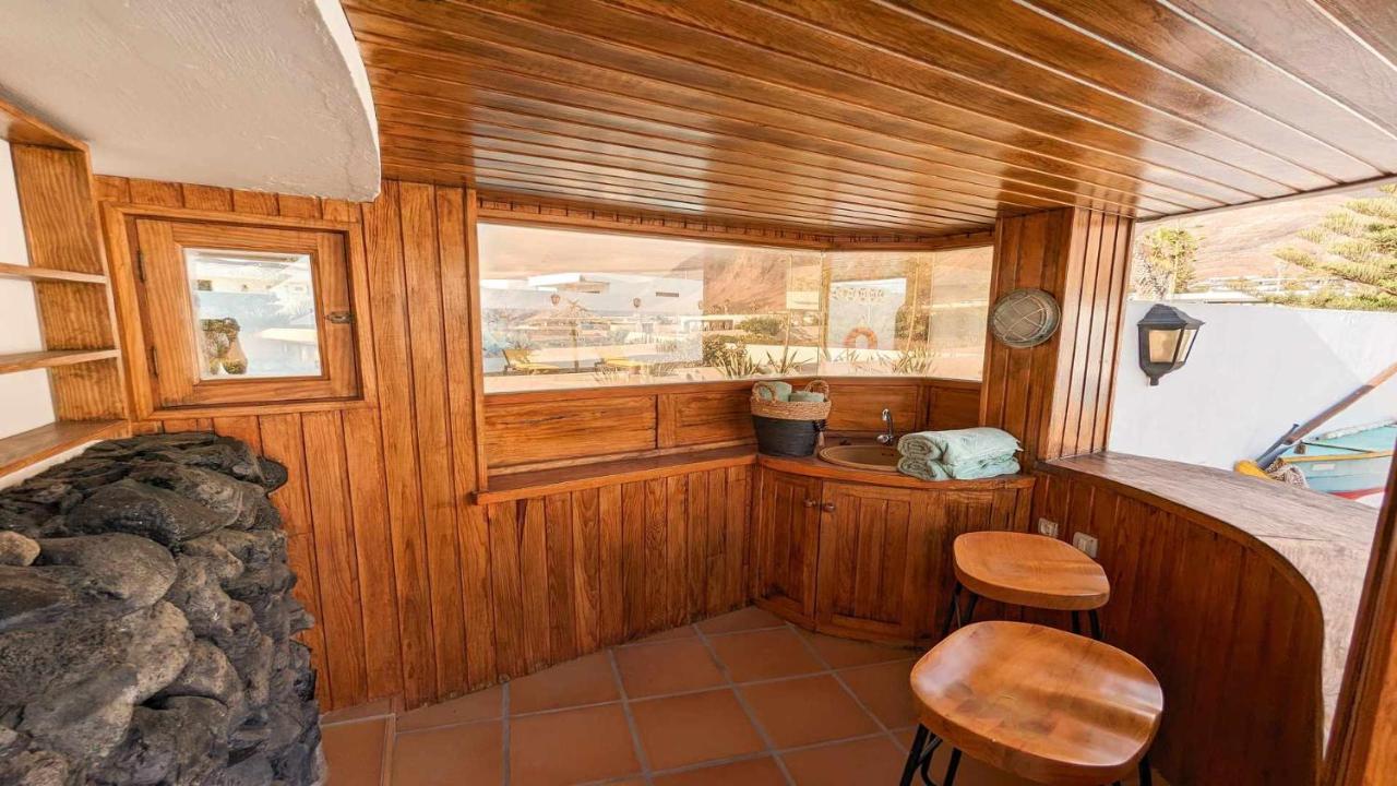 Bungalow Allende Famara Con Piscina Privada Y Ac Εξωτερικό φωτογραφία