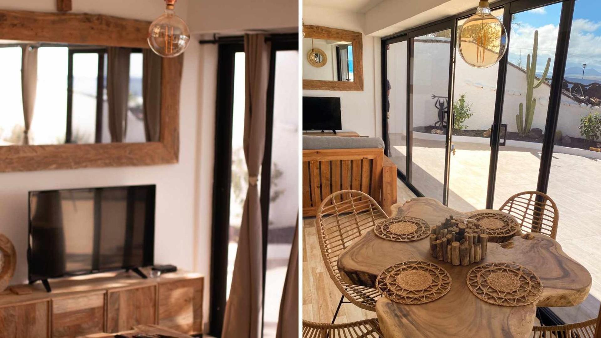 Bungalow Allende Famara Con Piscina Privada Y Ac Εξωτερικό φωτογραφία
